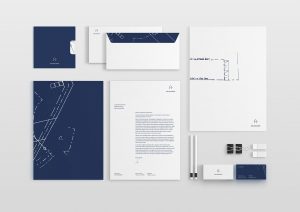stationery identity design fashion