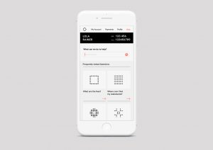Balance Bank help screen ui design
