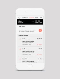 balance bank UI design payment screen