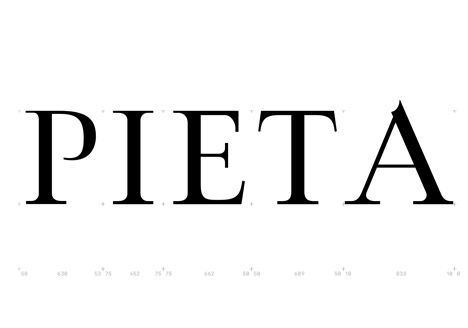 pieta venetian typeface 18th century